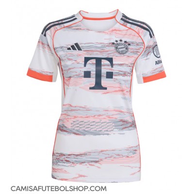 Camisa de time de futebol Bayern Munich Michael Olise #17 Replicas 2º Equipamento Feminina 2025-26 Manga Curta Camisa de time de futebol Bayern Munich Michael Olise #17 Replicas 2º Equipamento Feminina 2025-26 Manga Curta